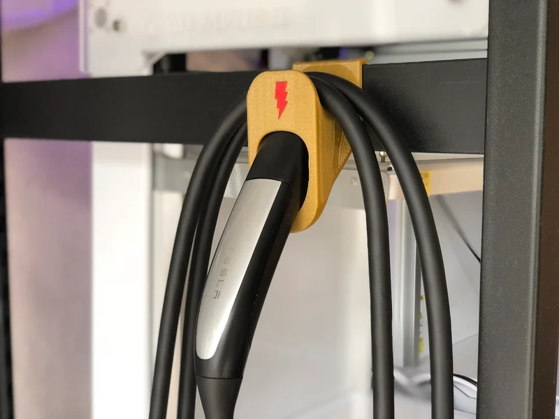 Support et organisateur de câble de chargeur Tesla