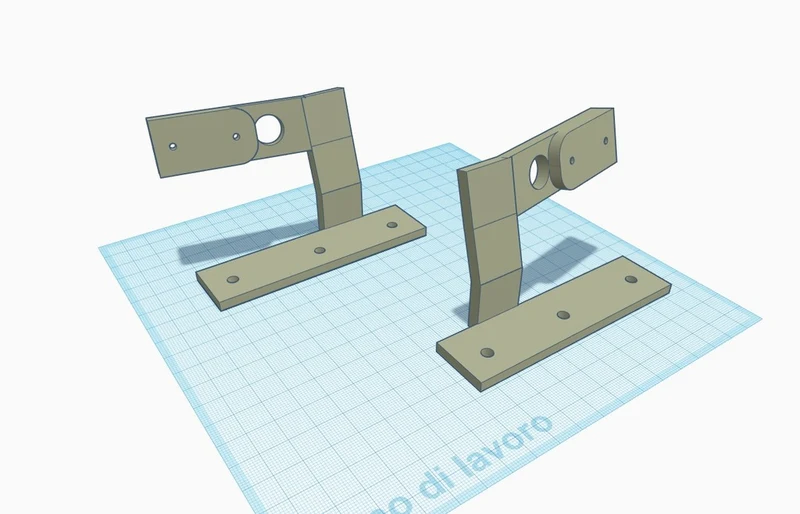 Support pour haut-parleurs Logitech Z4 pour bureau Ikea Bekant (2 pièces)