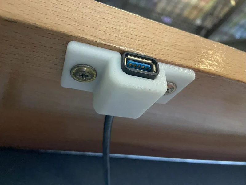 Support de port USB sous le bureau pour accessoires de bureau