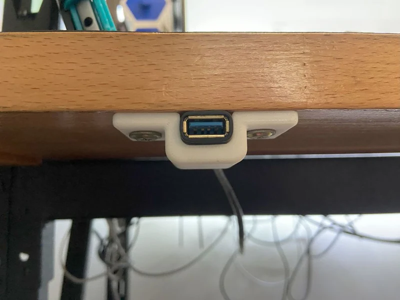 Support de port USB sous le bureau pour accessoires de bureau