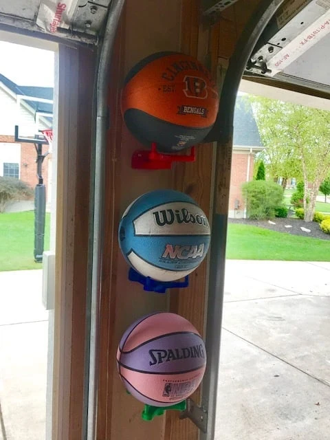 Support de ballon de basket / football pour montage mural