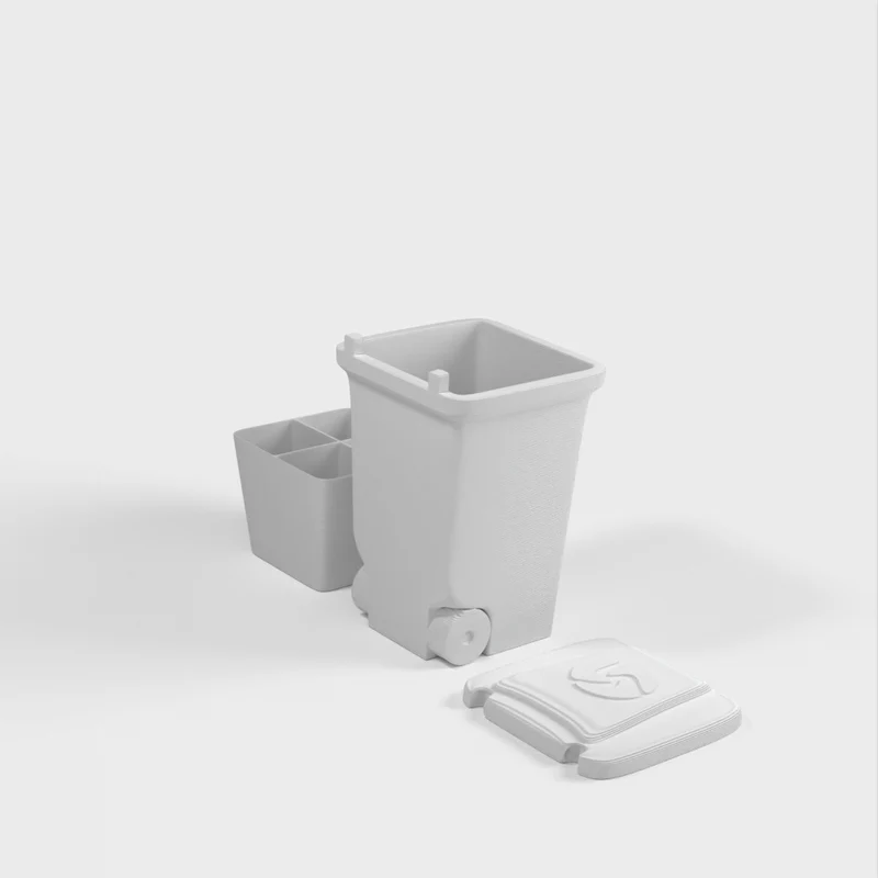Mini-poubelle pour organiser les petits objets