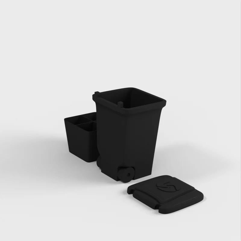 Mini-poubelle pour organiser les petits objets
