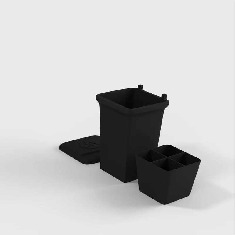 Mini-poubelle pour organiser les petits objets