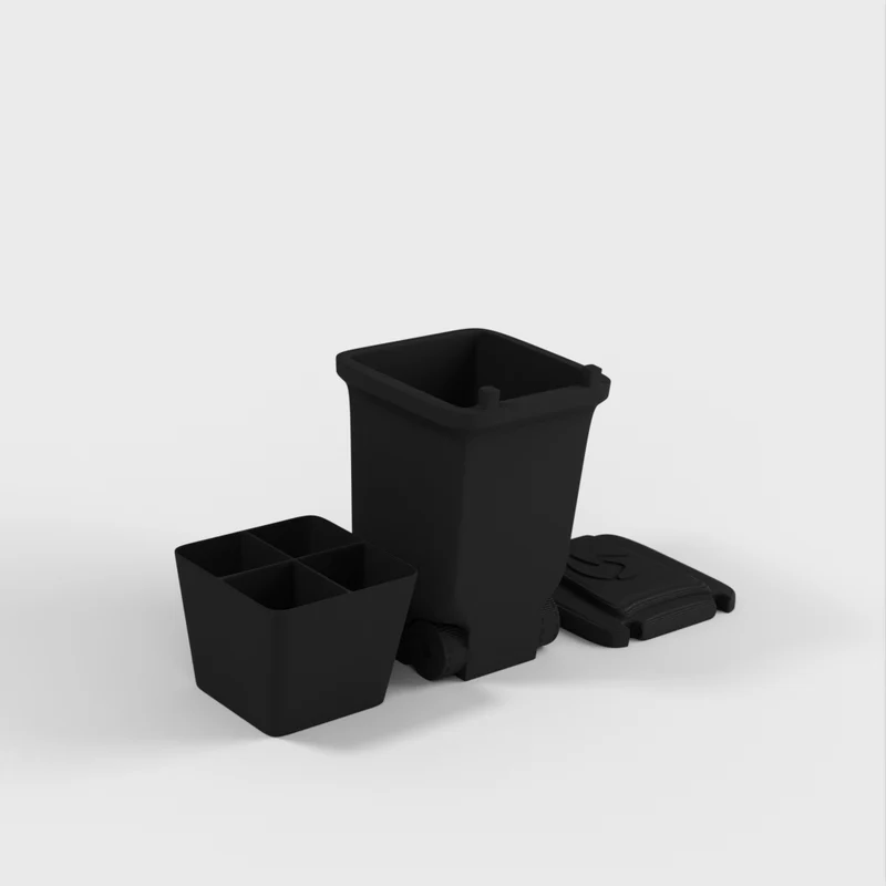 Mini-poubelle pour organiser les petits objets