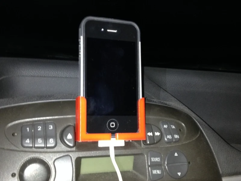 Support de lecteur de cassette iPhone/Smartphone pour voiture