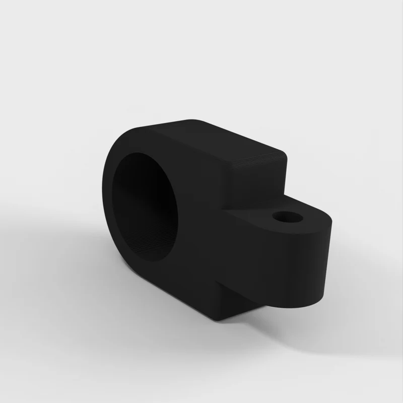 Support de poteau pour transducteur de sonar Garmin Livescope avec vue vers l'avant, vue vers le bas et vue en perspective