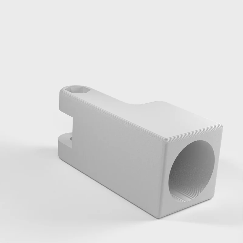 Support de poteau pour transducteur de sonar Garmin Livescope avec vue vers l'avant, vue vers le bas et vue en perspective