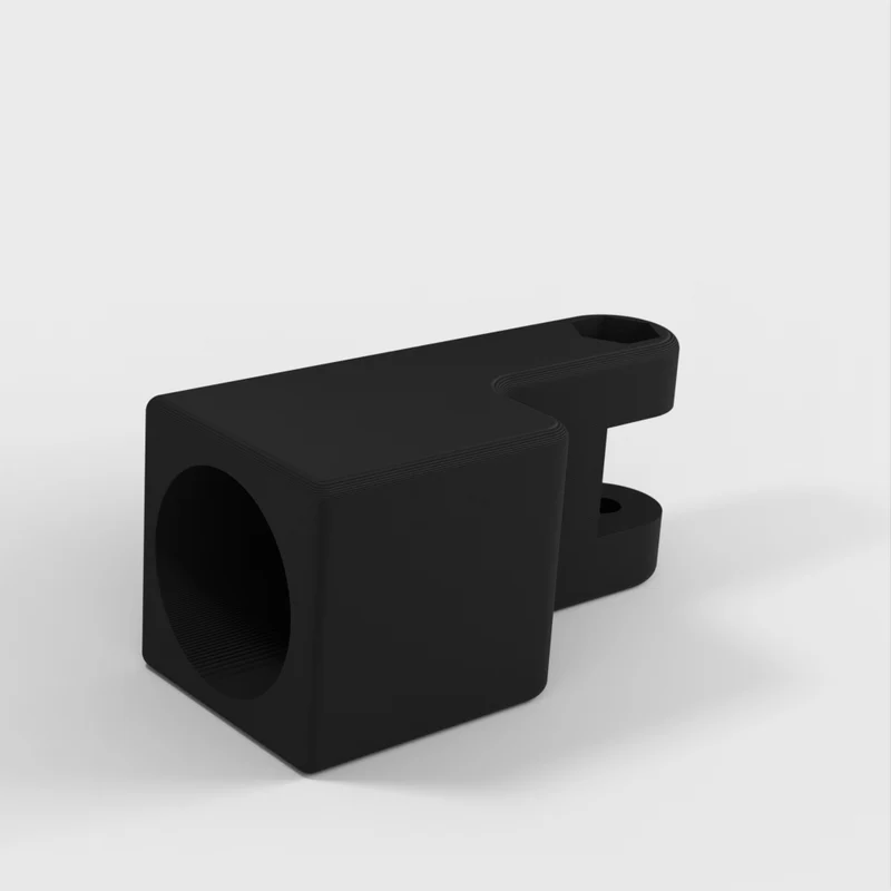 Support de poteau pour transducteur de sonar Garmin Livescope avec vue vers l'avant, vue vers le bas et vue en perspective