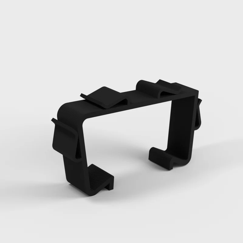 Support pour guirlandes lumineuses de Noël pour garde-corps de balcon de 40x80 mm (1 pc)