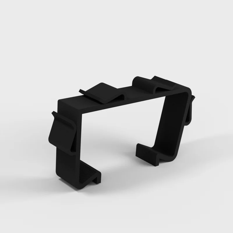 Support pour guirlandes lumineuses de Noël pour garde-corps de balcon de 40x80 mm (1 pc)
