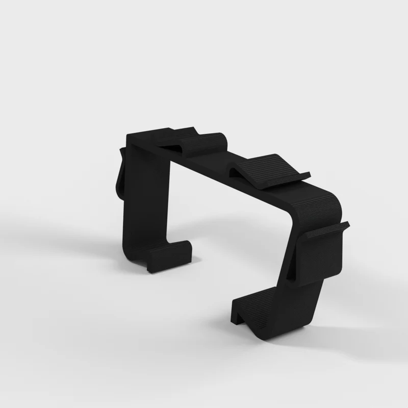 Support pour guirlandes lumineuses de Noël pour garde-corps de balcon de 40x80 mm (1 pc)