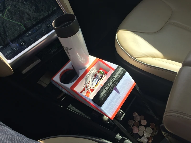 Console centrale Tesla Model S pour auto-impression