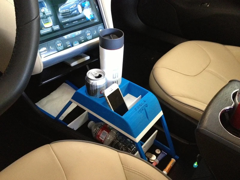 Console centrale Tesla Model S pour auto-impression