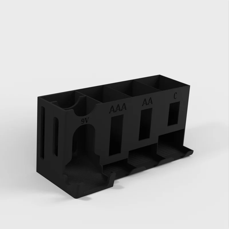Support de piles pour piles AA, AAA, C et 9 volts