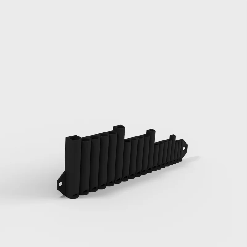 Porte-perceuse pour coffre à outils ou mur