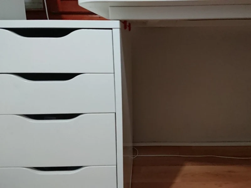Pièce d'assemblage pour bureau Ikea Bekant et tiroir Alex