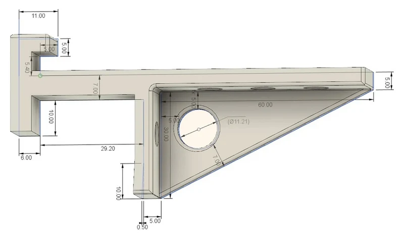 Étagère de lit IKEA avec ferrures réglables