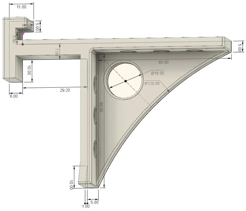 Étagère de lit IKEA avec ferrures réglables