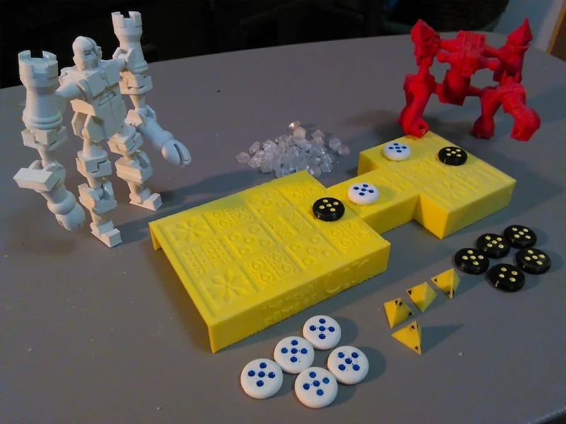 Royal Game of Ur avec table à charnière pour le rangement