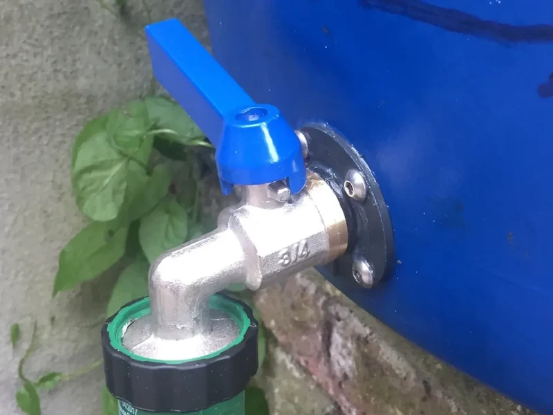 Raccord de robinet 3/4" pour baril de pluie