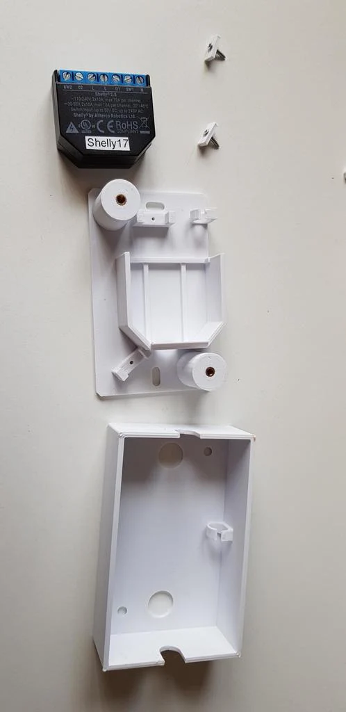 Coque Shelly pour commande locale de volets roulants