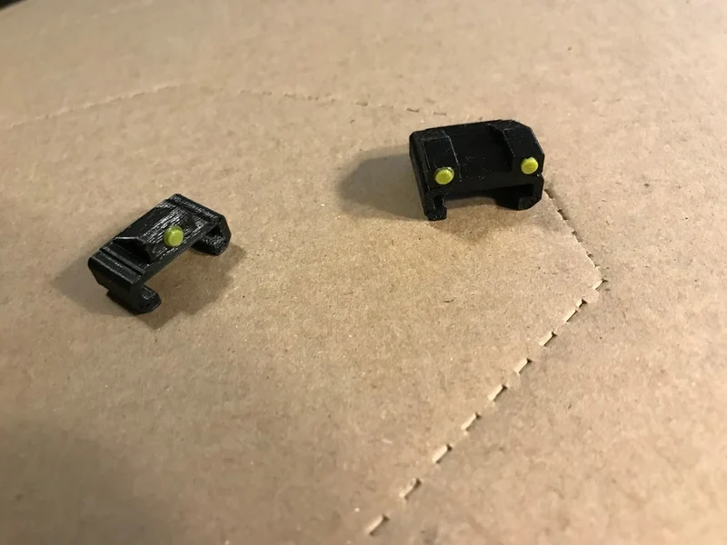 Ensemble de viseurs Nerf à trois points pour pistolets Nerf