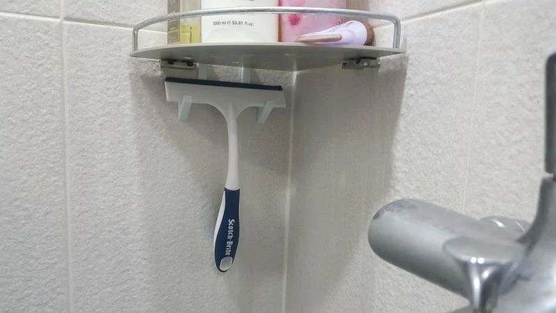 Grattoir à verre de salle de bain/grattoir à eau/support de raclette de fenêtre