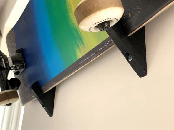 Support mural pour skateboard (2 pièces)