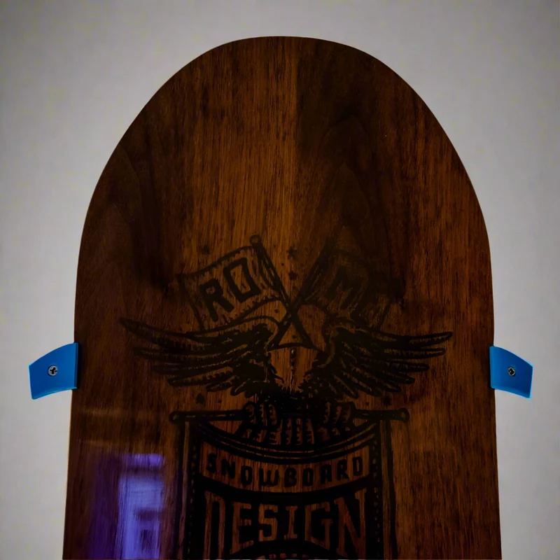 Support mural vertical pour snowboard (4 pièces)