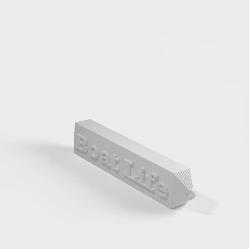 Porte-clés flottant "Boat Life" pour bateaux et sports nautiques