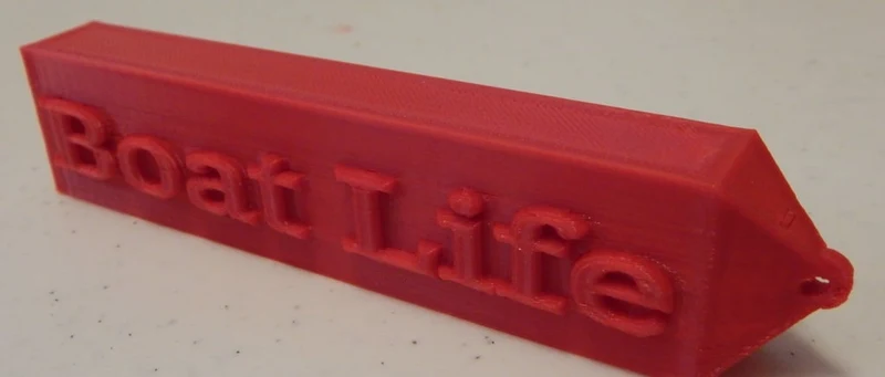 Porte-clés flottant "Boat Life" pour bateaux et sports nautiques
