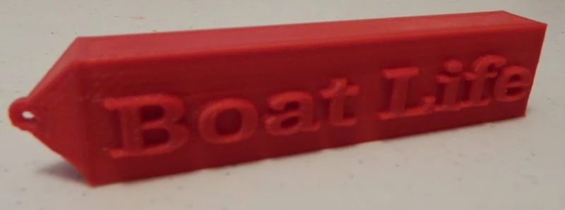 Porte-clés flottant "Boat Life" pour bateaux et sports nautiques