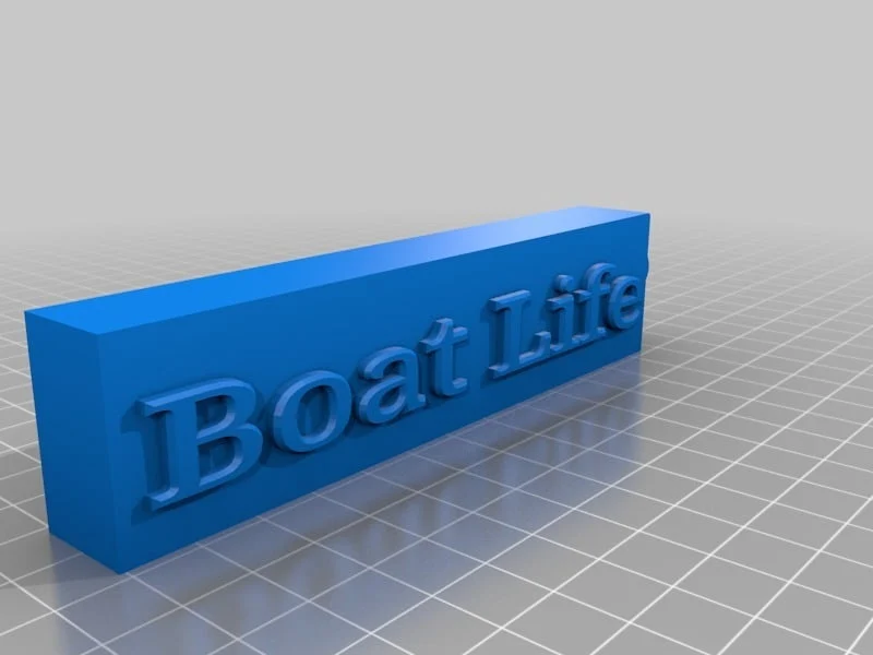 Porte-clés flottant "Boat Life" pour bateaux et sports nautiques