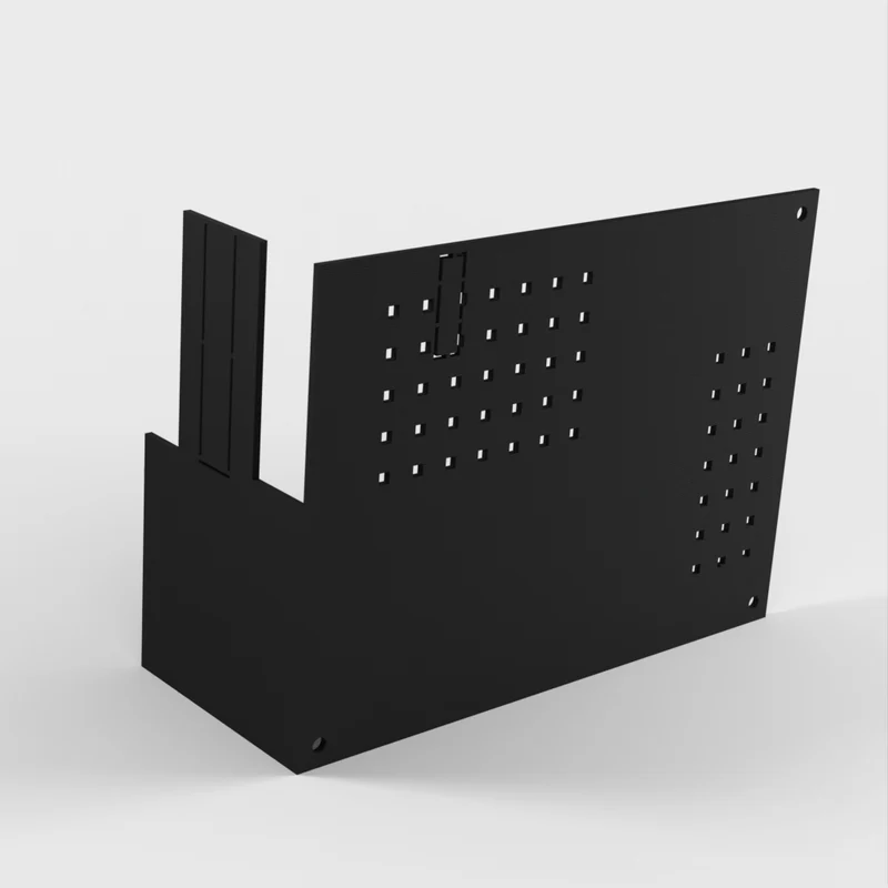 Boîtier de bureau pour Raspberry Pi 4B avec espace pour alimentation et disques SATA