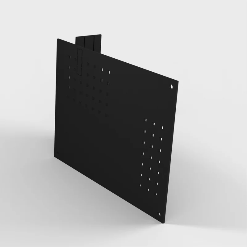 Boîtier de bureau pour Raspberry Pi 4B avec espace pour alimentation et disques SATA