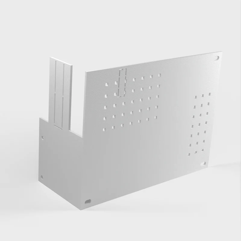 Boîtier de bureau pour Raspberry Pi 4B avec espace pour alimentation et disques SATA