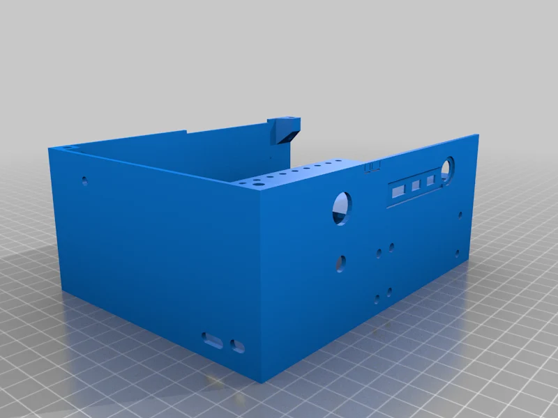 Boîtier de bureau pour Raspberry Pi 4B avec espace pour alimentation et disques SATA