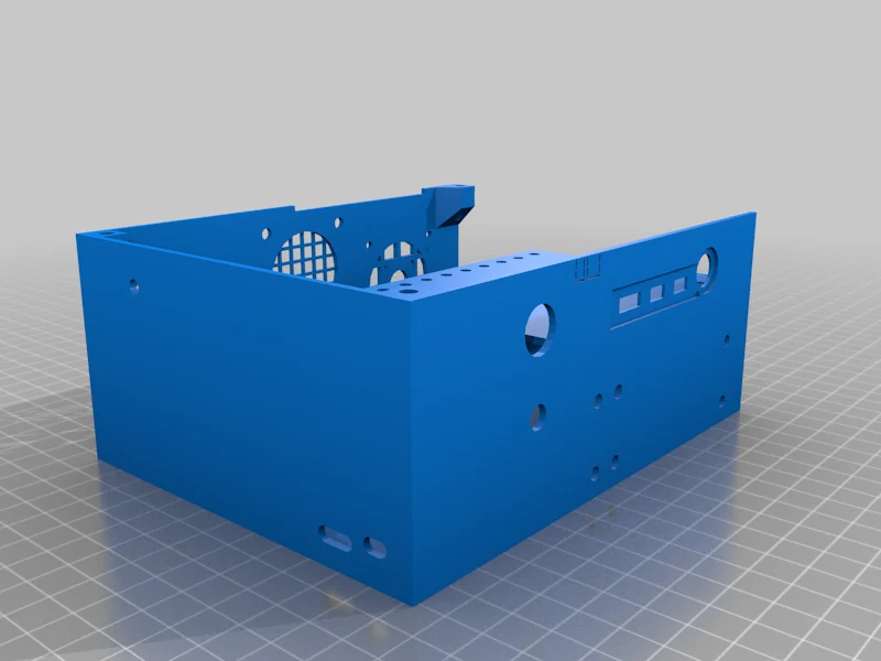 Boîtier de bureau pour Raspberry Pi 4B avec espace pour alimentation et disques SATA