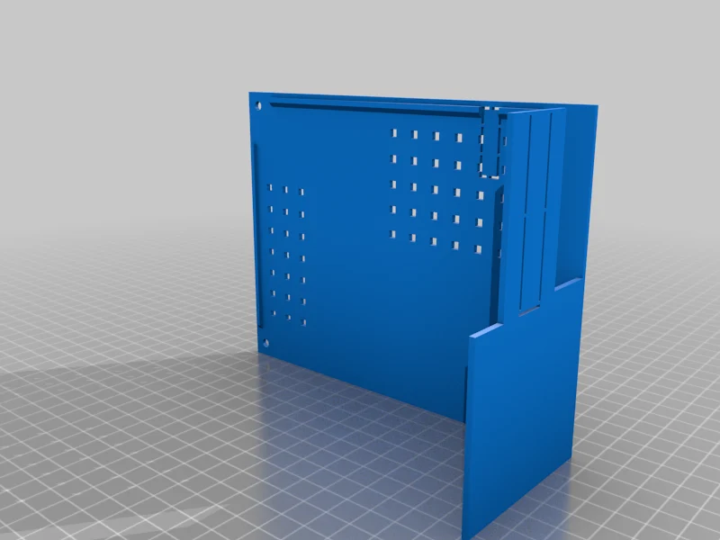 Boîtier de bureau pour Raspberry Pi 4B avec espace pour alimentation et disques SATA