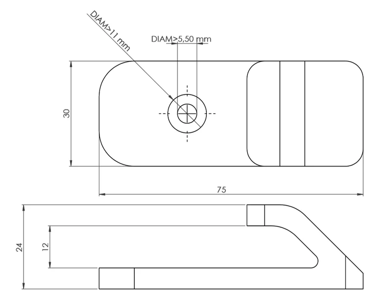 Support mural pour snowboard (4 pièces)