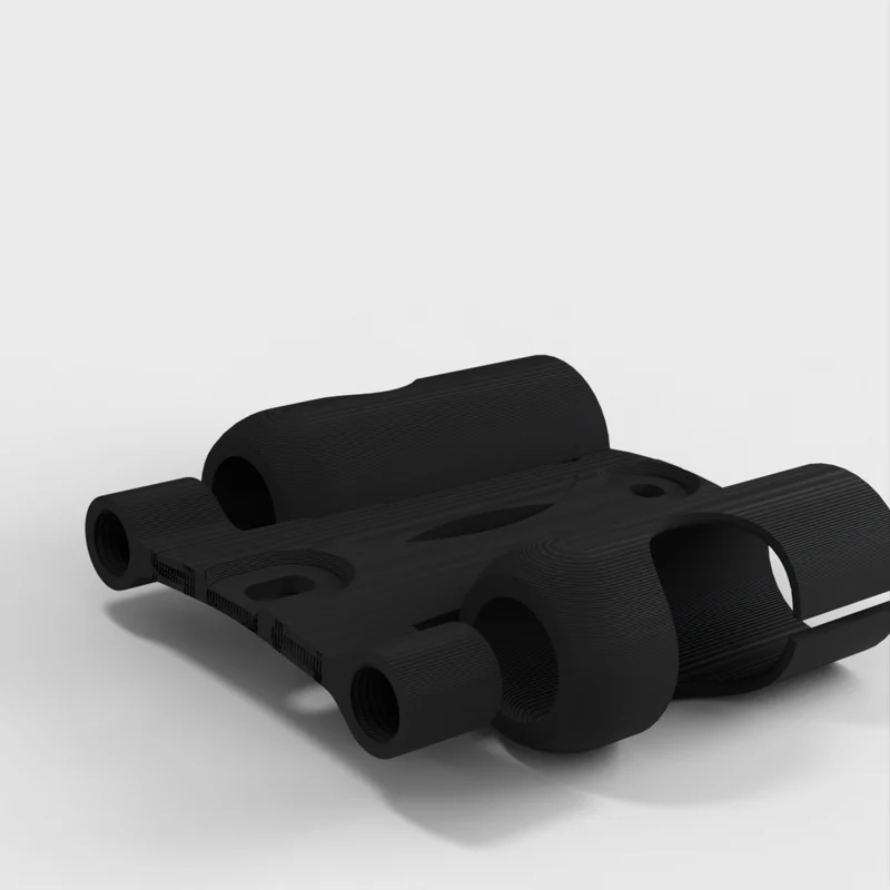 Porte-bidon de vélo avec porte-CO2 x2 et distance de vis standard