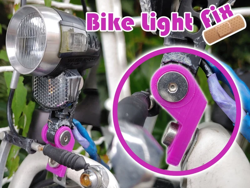 AXA Bike Light Holder - Support d'éclairage de vélo sûr et solide pour LED