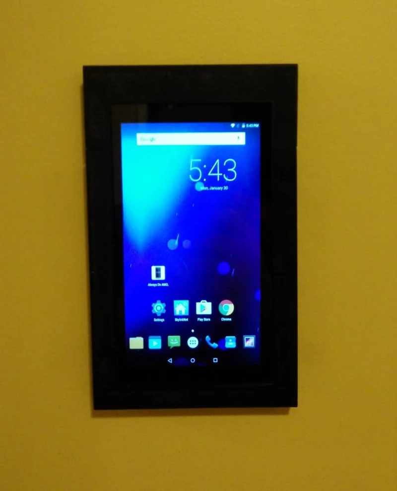 Support mural pour tablette Android 7"