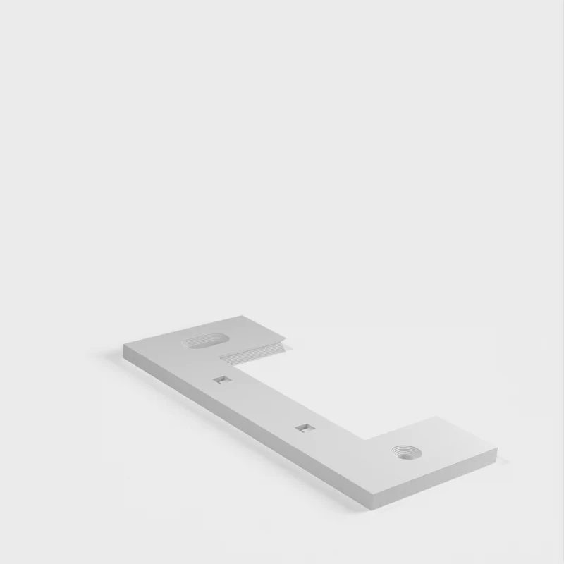 Support mural iPad 1 & 2 pour commande de chauffage FHEM