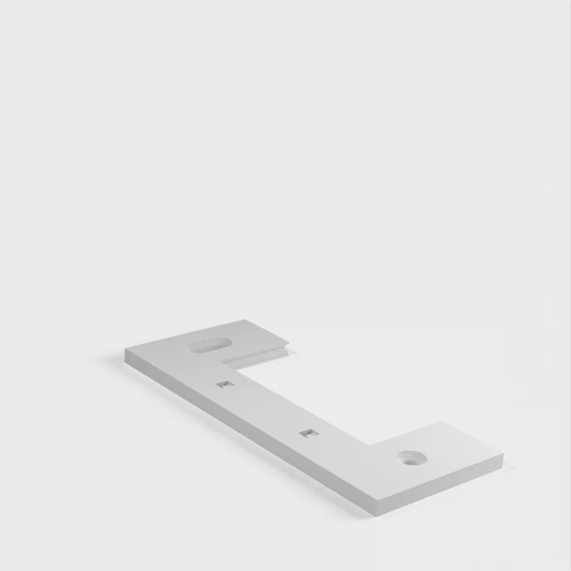 Support mural iPad 1 & 2 pour commande de chauffage FHEM