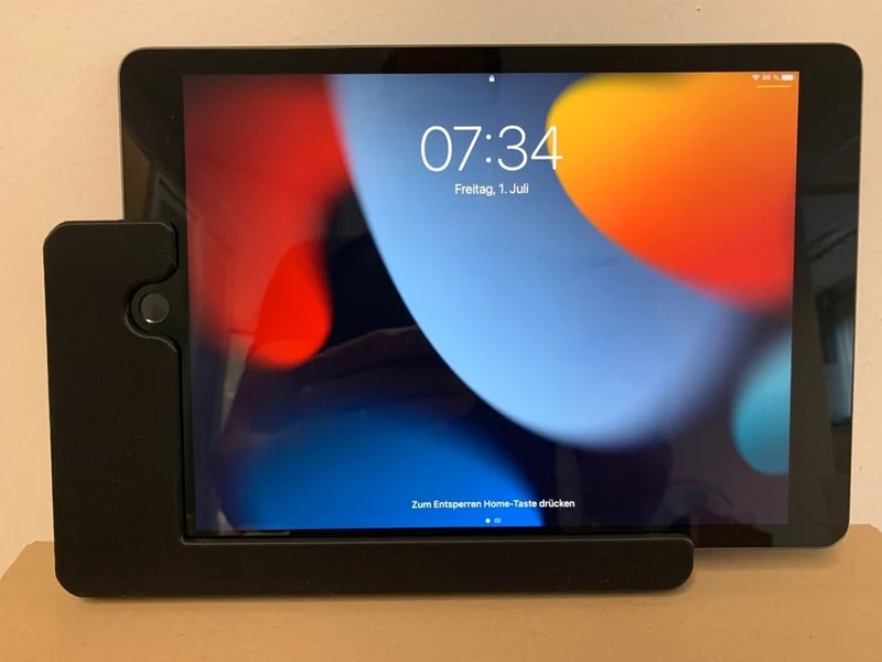 Support iPad mural pour iPad génération 7-9 avec alimentation intégrée
