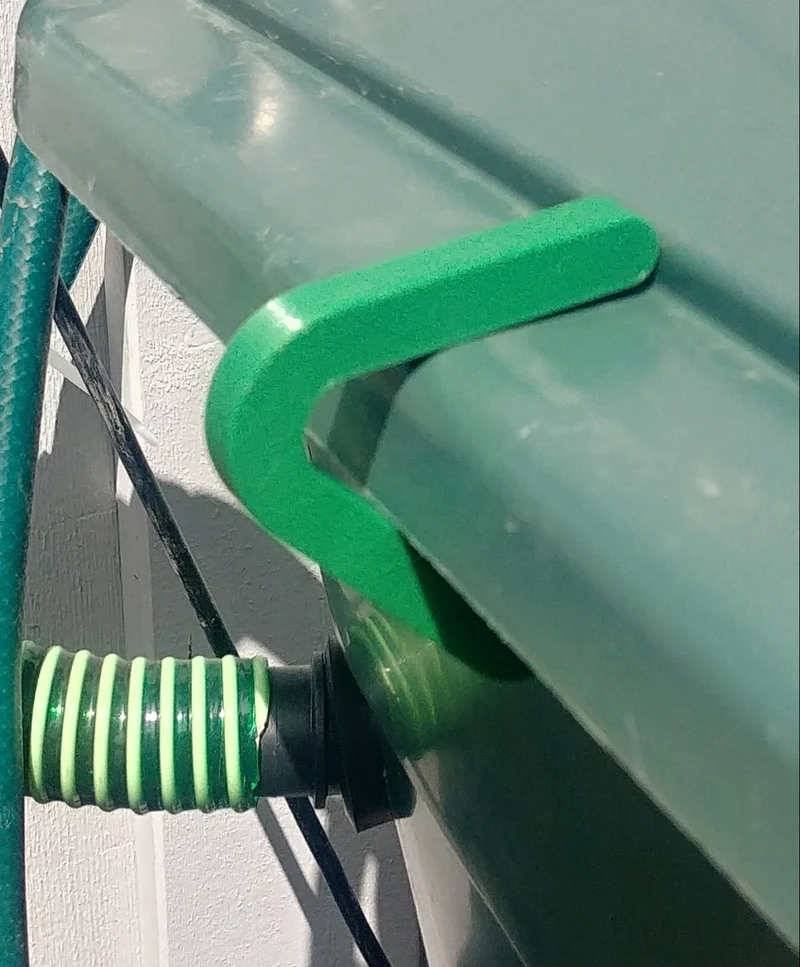 Collier de serrage pour couvercle de récupérateur d'eau de pluie - Compatible avec les fûts Garantia et Graf de 203 l et 300 l (2 pièces)
