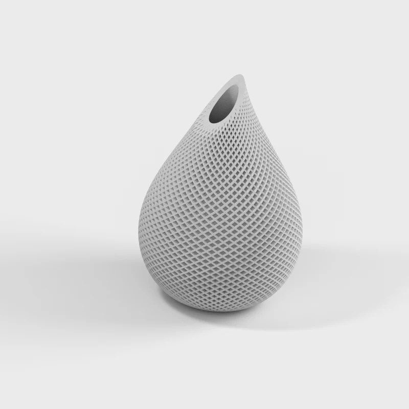 Vase à double motif en spirale